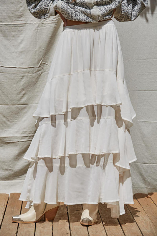 Fay Tiered Ruffle Skirt