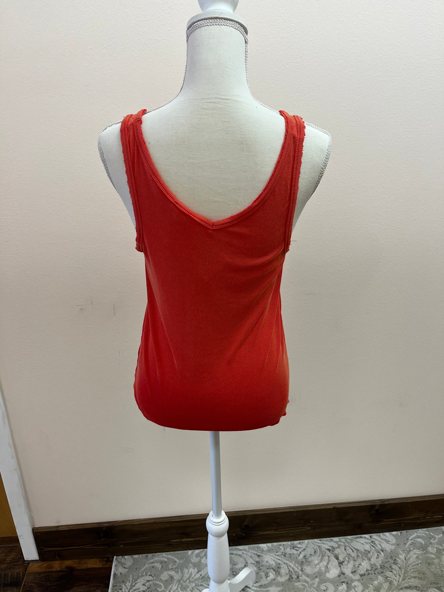 Sleeveless V Neck Tank