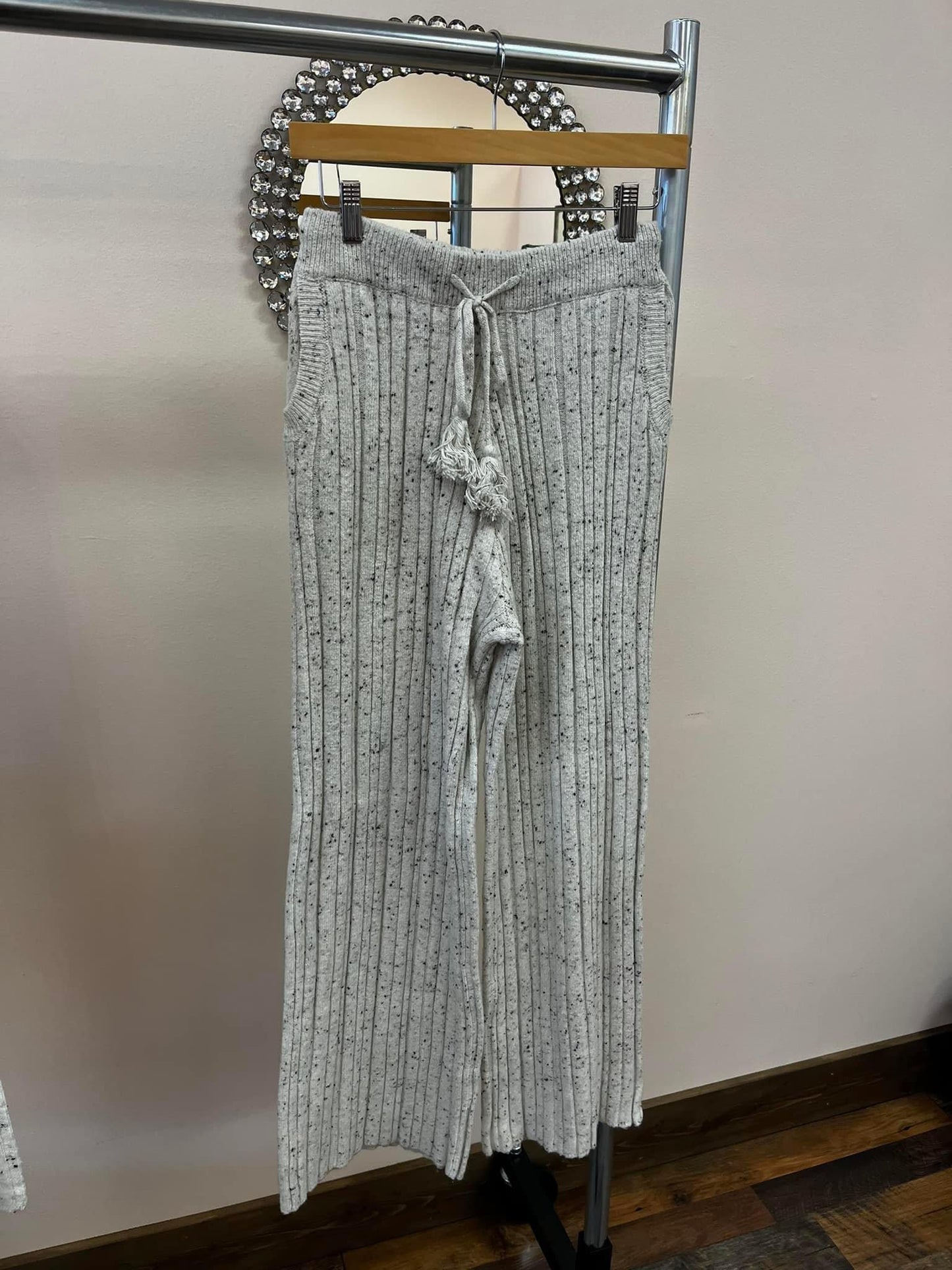 Pleated Sweater Lounge Pants