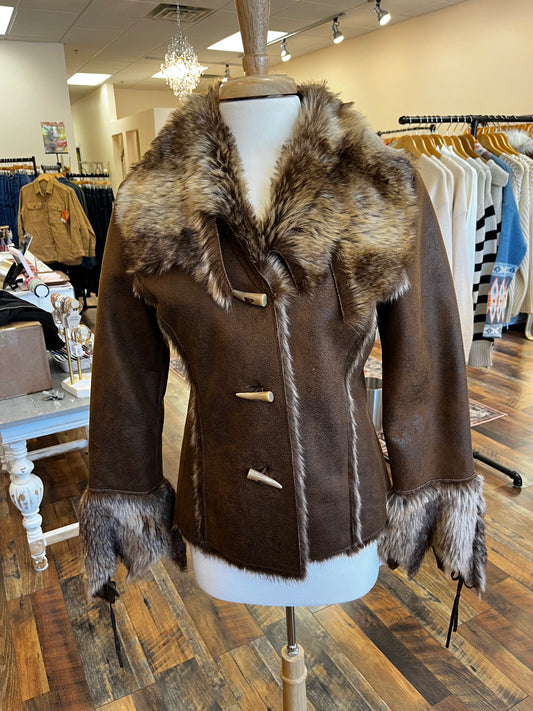 Road Kill Faux Fur Jacket