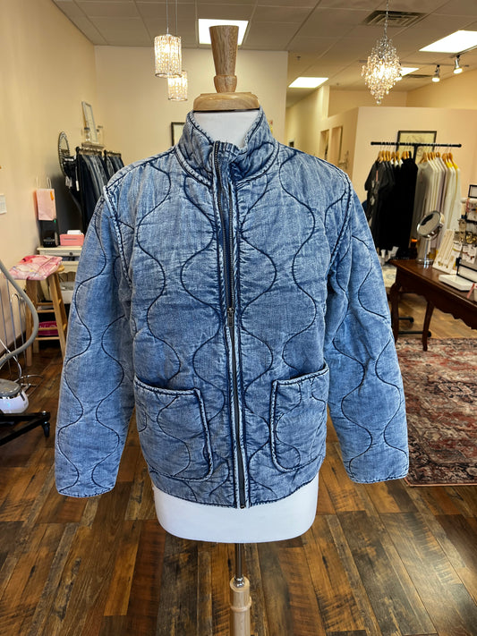 Snow Washed Denim Jacket