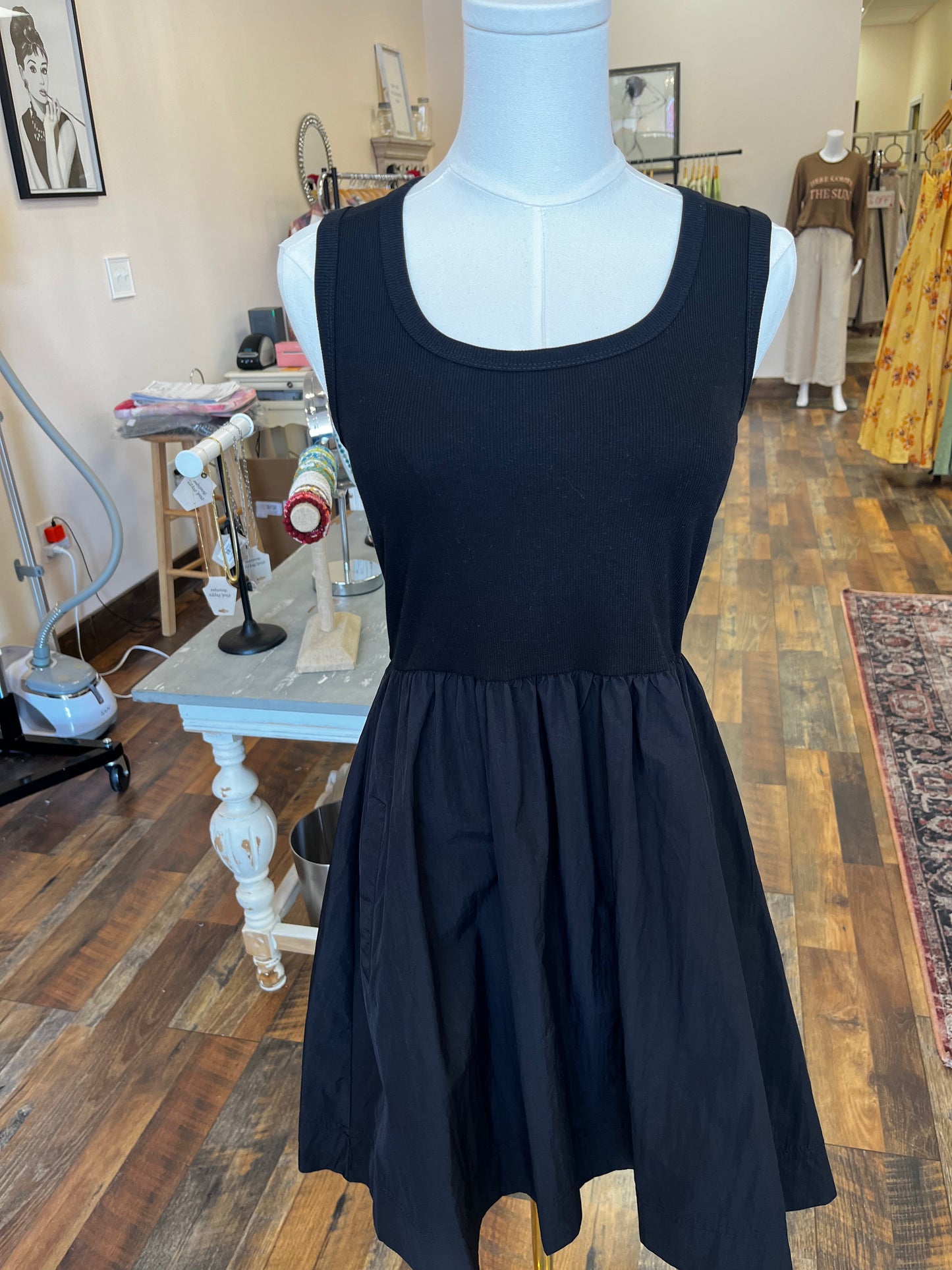 Contrast Tank Mini Dress