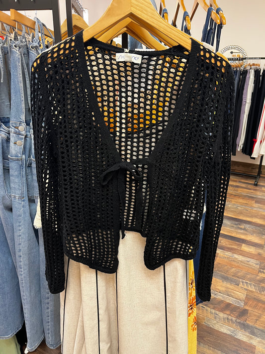 Front Tie Sweater