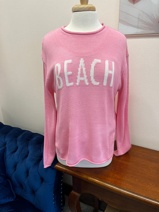 Pink Beach Sweater