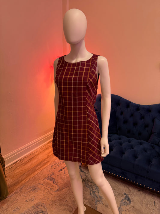 Atlas Plaid Mini Dress