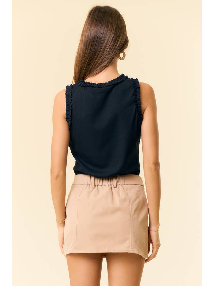 Ruffle Rib Tank