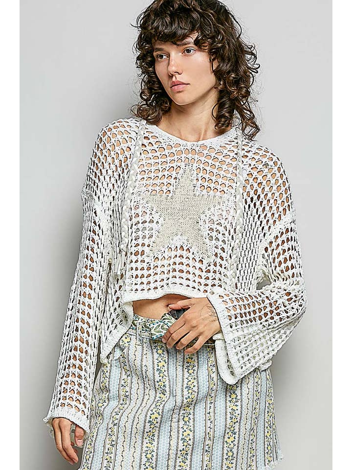 Star Patch Sweater top