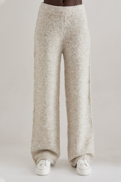 Shearling Lounge Pants - Oatmeal