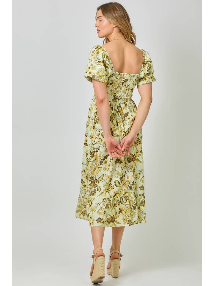 Balloon Sleeve Dress