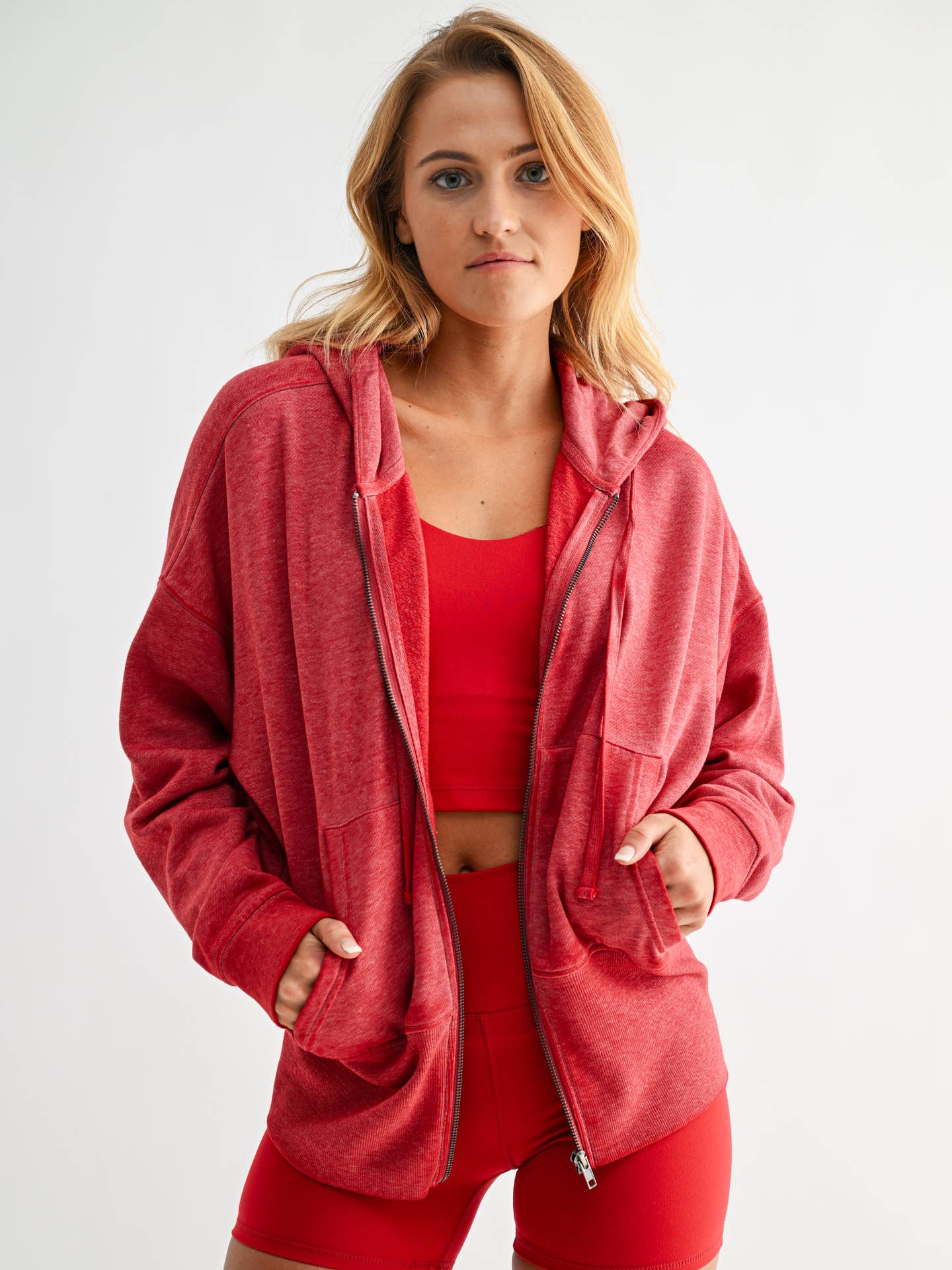 Fleece Hoodie W/ Pockets