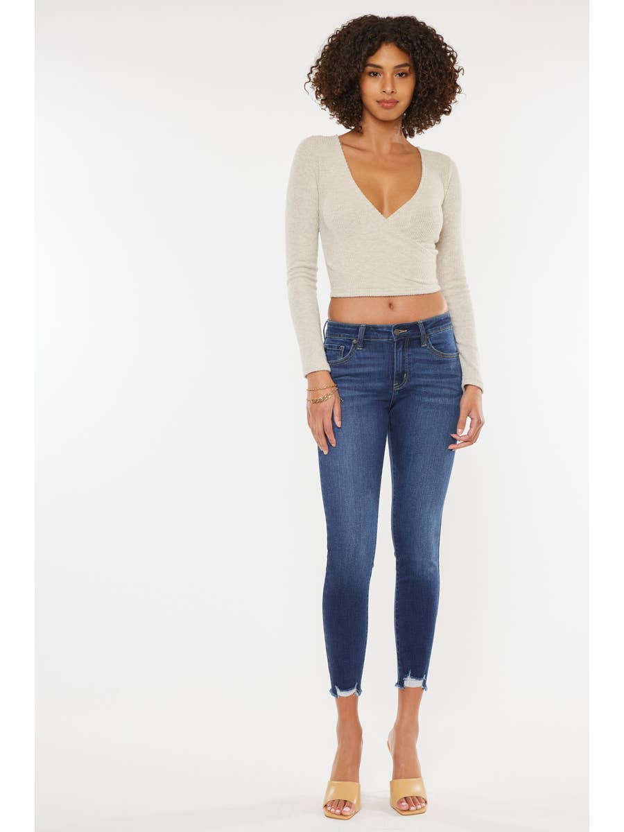 KC Mid Rise Ankle Skinny