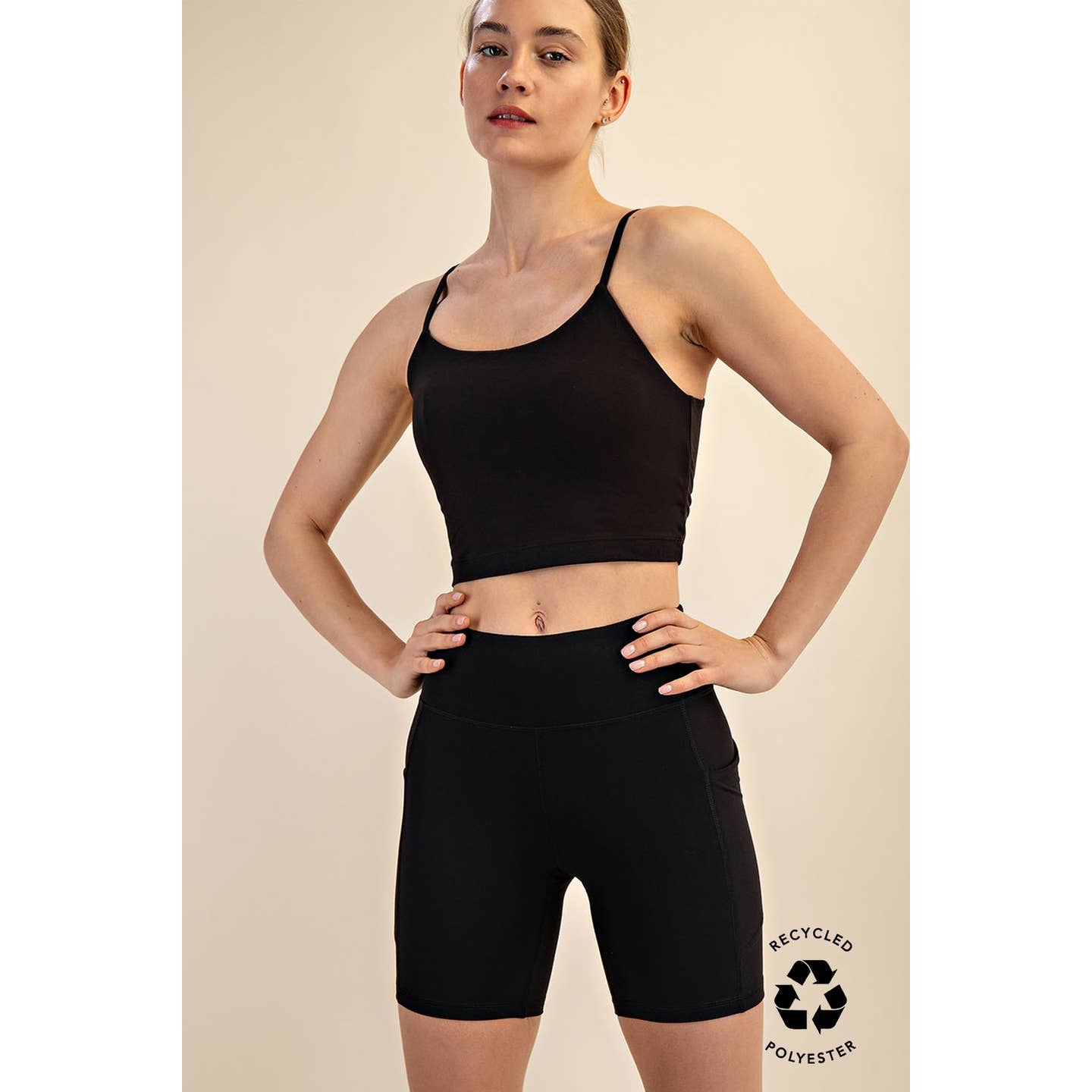 Biker Shorts w/ Side Pocket