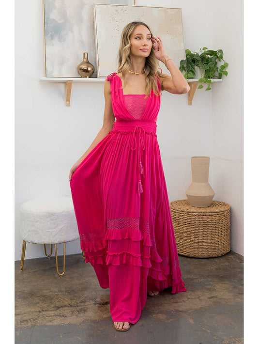 Ruffled Maxi Dress