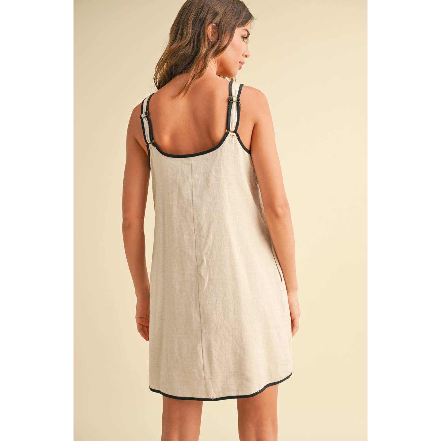 Linen Sleeveless Mini Dress