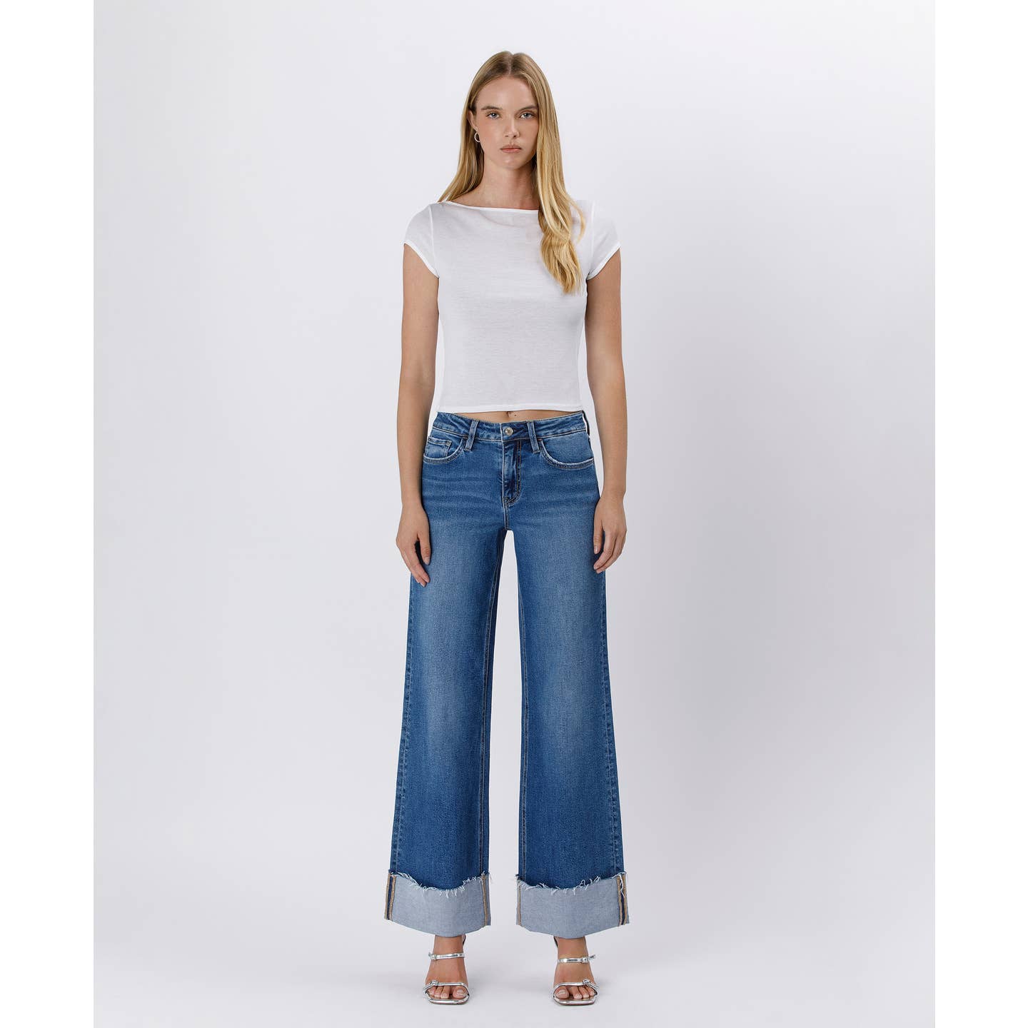 Vervet High Rise Cuff Wide