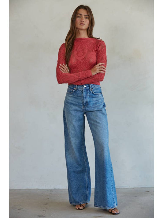 Fishnet Layering Top