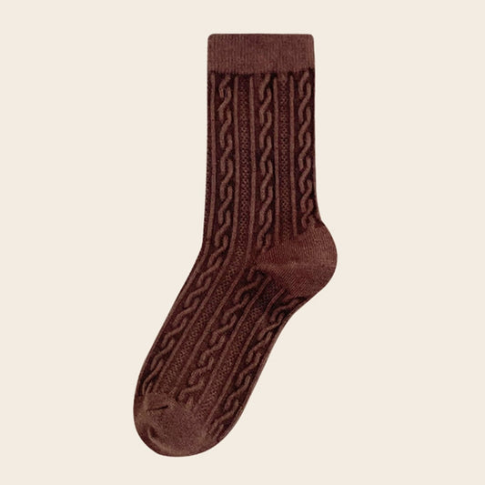 Coffee Cashmere Sock